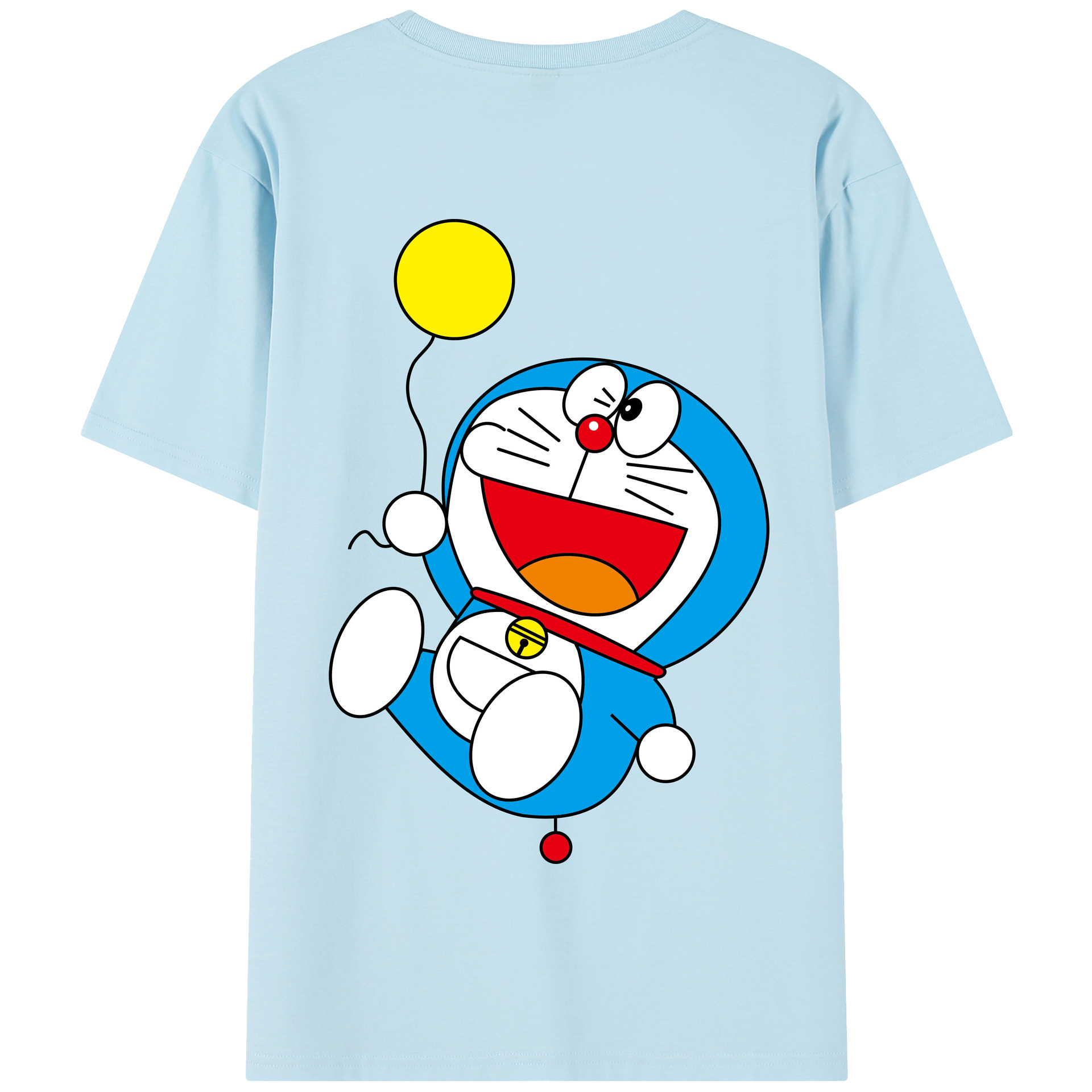 （画像用） ドラえもん Doraemon 綿100％半袖Tシャツ（背面プリント）